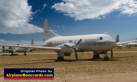 Photo of Convair C-131 Samaritan, S/N 72552, military version of the Convair 240