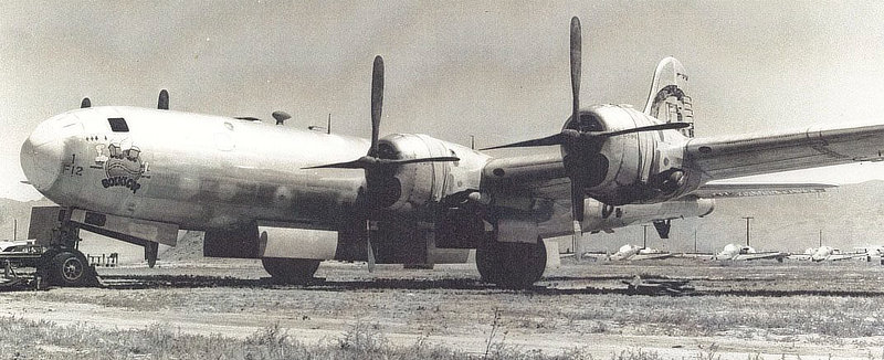 Boeing B-29 "Bockscar" in storage at Davis-Monthan AFB post-WWII