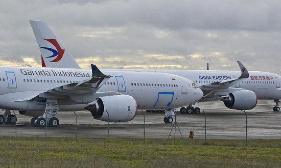 Airliner operations around the Chateauroux Airport in 2021 ... Garuda Indonesia