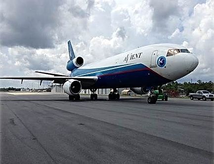 DC-10 at Qwest Air Parts at Bob Sikes Airport in Crestview