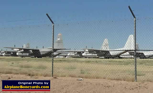 C-130 aircraft at Davis-Monthan AFB AMARG in October, 2012