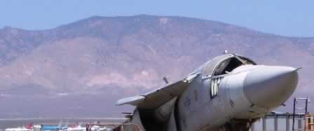 Aircraft scrapping at Mojave Airport in California