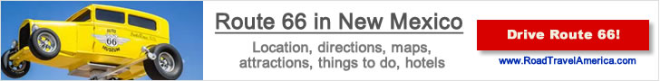 Visiting Roswell and other parts of New Mexico?  Click for details about Historic Route 66 lodging options, attractions and maps