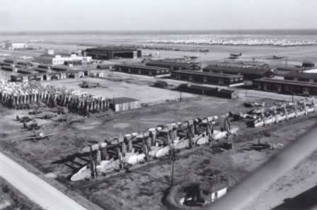 Fighter boneyard at Walnut Ridge, Arkansas, post World War IIFighter boneyard at Walnut Ridge, Arkansas, post World War II