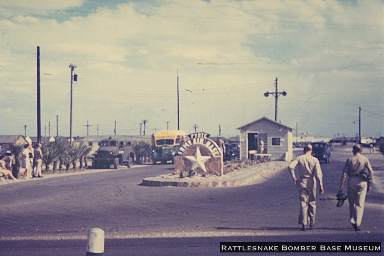 Pyote Army Air Base ... front gate area